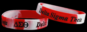 Delta Sigma Theta (DST) Silicone Bracelet