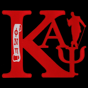 Kappa Alpha Psi (KAP) Tackle Twill SWAG Emblem