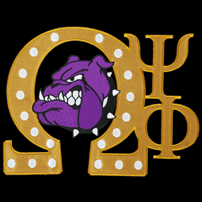 Omega Psi Phi (OPP) Tackle Twill SWAG Emblem